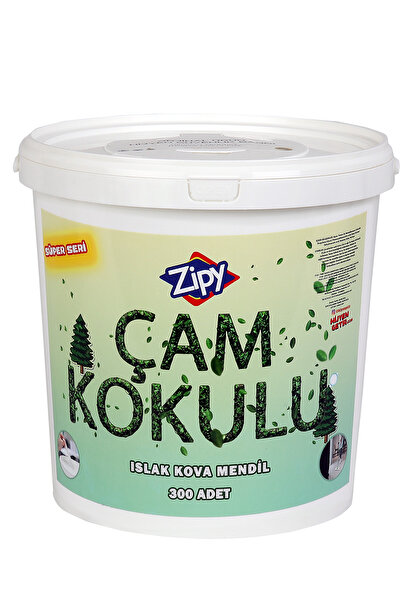 zipy Çam Kokulu Süper Seri Islak Kova Mendil 300 Adet
