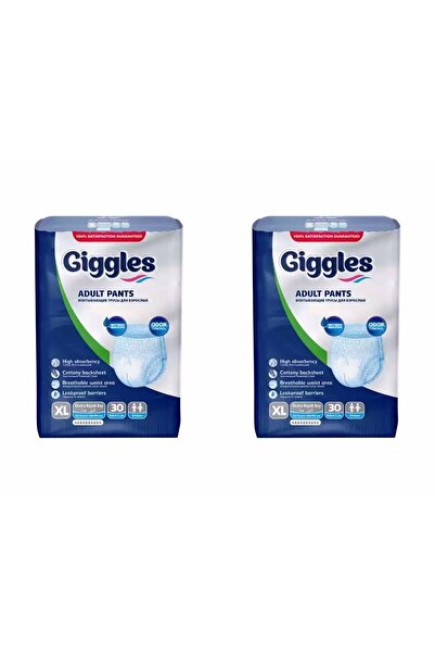 giggles YETİŞKİN EMİCİ KÜLOT XL BEDEN 60 ADET (2 PAKET)
