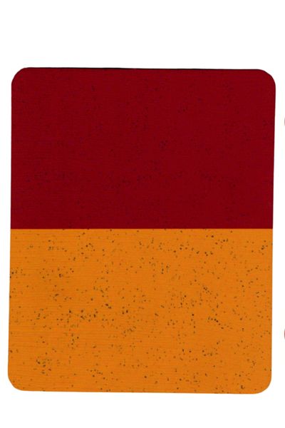 usin Yellow Red Sand Pattern Anti-Slip Mouse Pad for Optical Computer