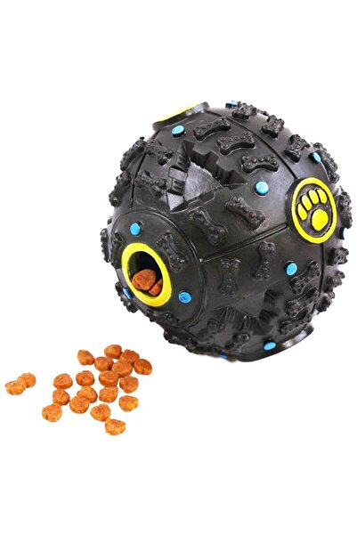 BEYZANA Pati Desenli Sesli Köpek Ödül Topu At Getir Top