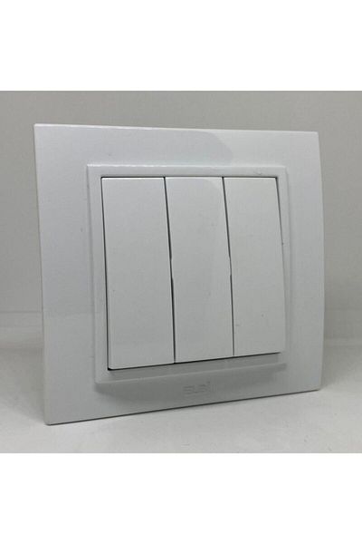 ELBİ Zena Triple Key Framed White