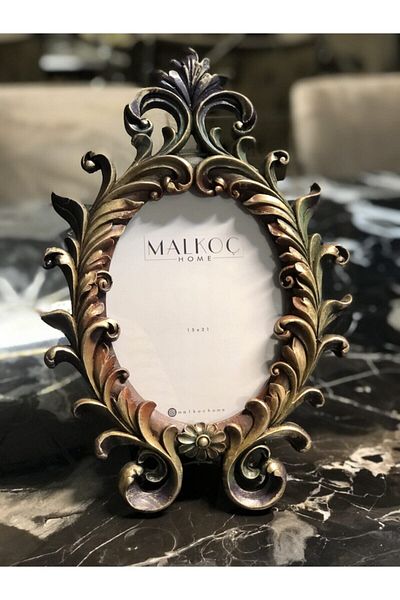 MALKOÇ HOME Oval Ivy Frame Dk Mixed 15x20
