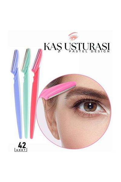 Transformacion 36+6 PCS Eyebrow Razor Pastel Design