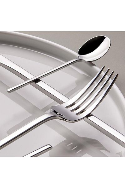 Karaca Look 316+ Steel 84 Pieces 12 Person PREMIUM Fork Spoon Knife Set Boxed