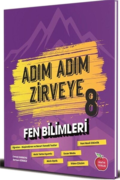 Newton Yayınları 8. Sınıf Lgs Fen Bilimleri Adım Adım Zirveye Soru Bankası Kitabı