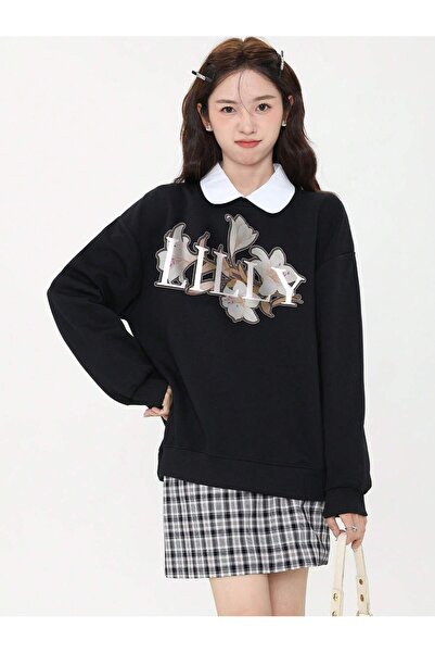 Adrift Hanorac cu mânecă cu picătură grafică din seria Coke