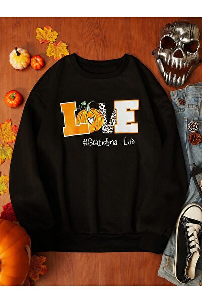 Adrift Coke Series Halloween - Hanorac cu tăietură termică cu dovleac și mode...