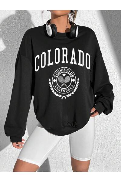 Adrift Hanorac Letter Graphic Drop Shoulder din seria Coke