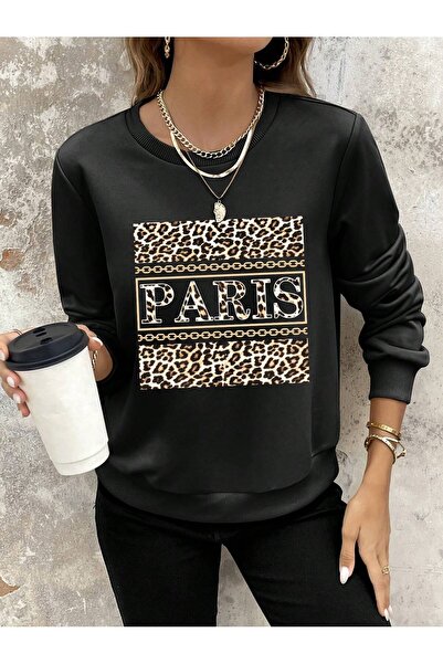 Adrift Кока-Кола серия Леопард & Буквена графика Суитшърт