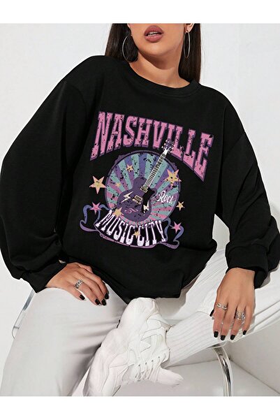 Adrift Hanorac Letter Graphic Drop Shoulder din seria Coke