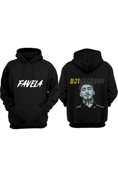 Pisa Art Φούτερ Unisex με κουκούλα με σχέδιο Uzi Rep