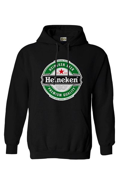 Pisa Art Φούτερ με κουκούλα Heineken με λογότυπο με κουκούλα