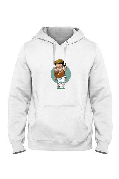 Pisa Art Φούτερ Messi με κουκούλα Bll1281
