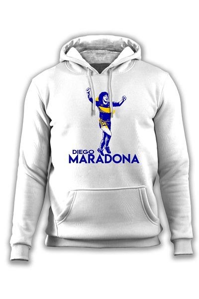 Pisa Art Diego Maradona (boca) - Φούτερ με κουκούλα σειράς Legends Special Drawing Design