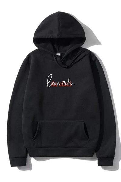 Pisa Art Leonardo Oversize Hooded Hoodie