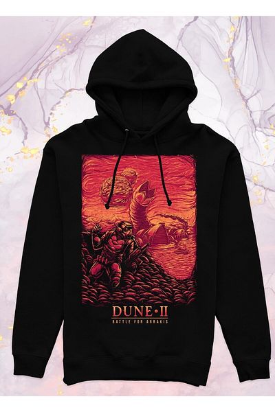 Pisa Art Dune - Battle For Arrakis - Φούτερ με κουκούλα χωρίς τσέπη