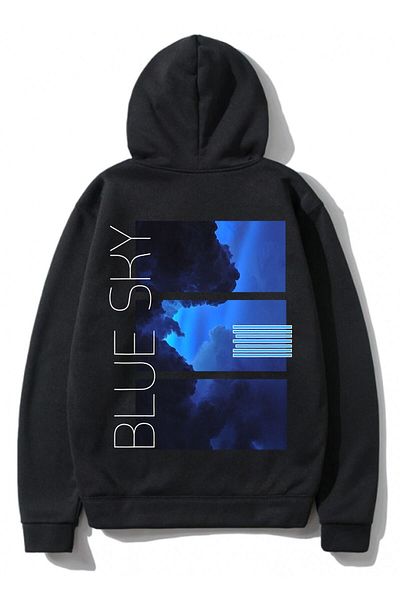 Pisa Art Суичър с качулка Bluesky Oversize