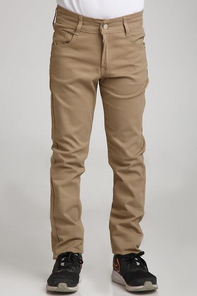 Dragora Boys' Canvas Yellow School Trousers