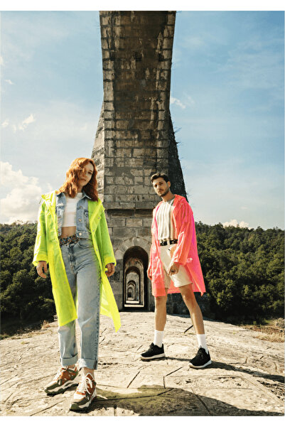 T Rain Συλλογή Neon Green Raincoat Glow