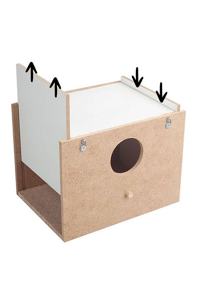 netx Budgie Double Door Sliding Nest Small