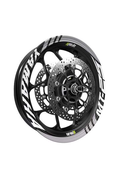 Ufaks Yamaha MT-25 Jant Şeridi –  uyumlu Gri