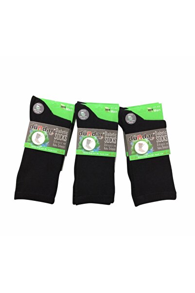 Dündar Diyabet Çorabı 3 Lü Paket Şeker Hastaları Için Sıkmayan Özel Kumaş Dnd...