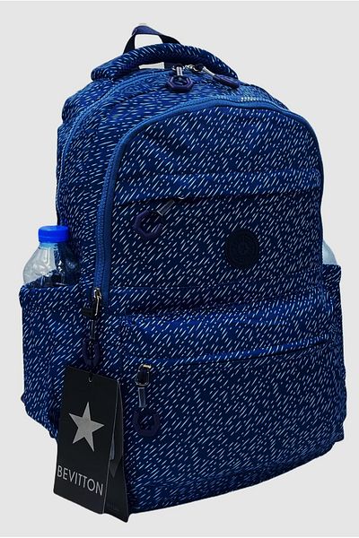 Bevitton Rucsac Rucsac Geantă de școală cu compartiment pentru laptop Țesătură cu model de prima calitate