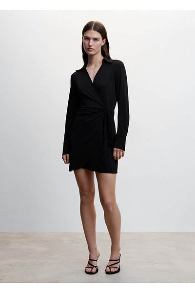 MANGO Woman Short Double-breasted Dress