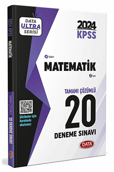 Data Yayınları Data 2024 KPSS Matematik Ultra 20 Deneme Çözümlü Data Yayınları