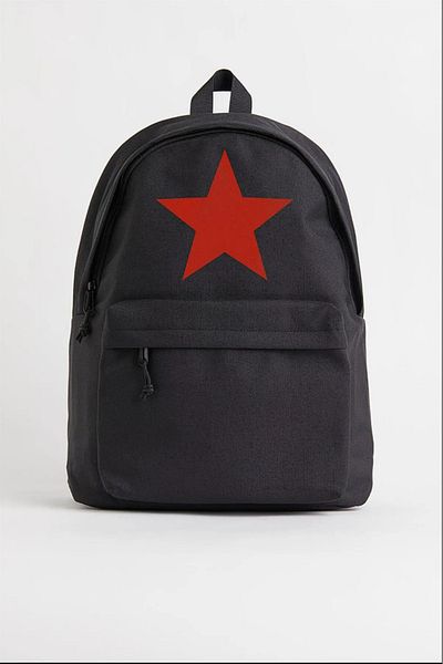 Gofeel Unisex Gofeel Backpack - Red Star Printed