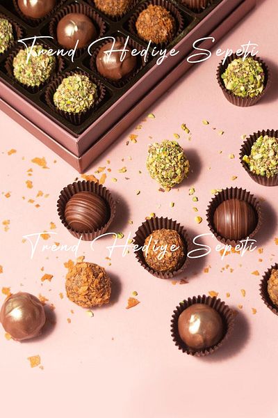 Trend Hediye Sepeti Takribi 200 Pieces Small Size Brown Chocolate Paper 35x20 Mm, Muffin Cake Mold, Turkish Delight Paper
