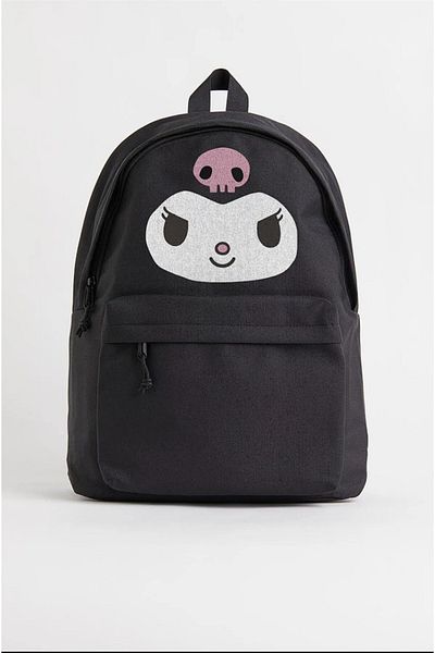 Gofeel Unisex Kuromi Face Printed Backpack - GOFEEL