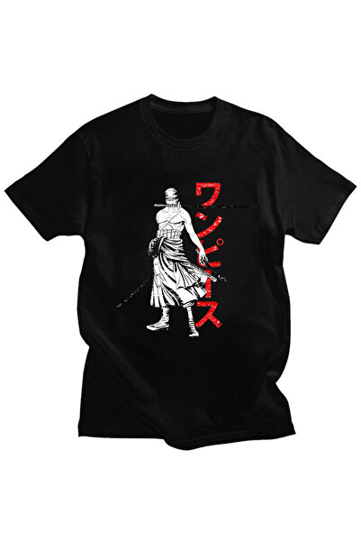 GALASHOP Luffy One Piece Roronoa Zoro Ullzang japon animesi T-shirt Mod97