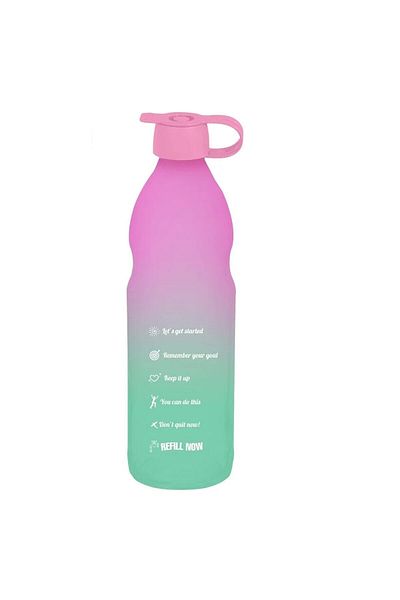 devigo 1 Lt Motivation Water Bottle Glass Water Bottle 1000 ml