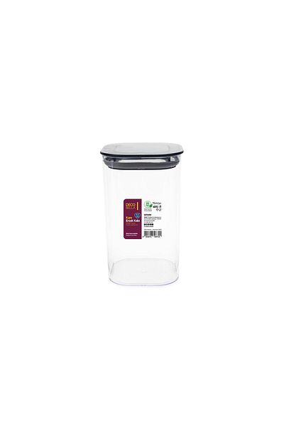 devigo 12-Piece 1.1 Lt Vacuum Square Food Storage Container Set with Leak-Proof Lid