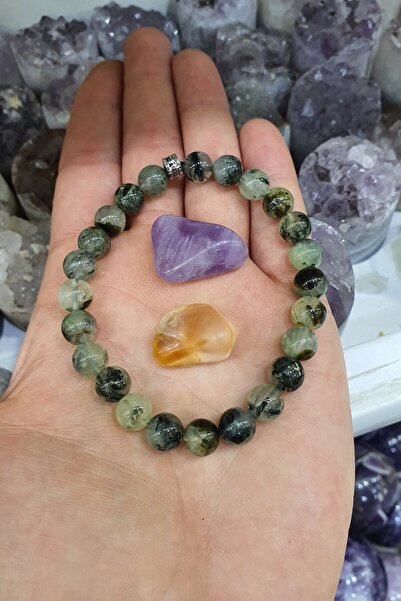 NBS Beautiful Naturel Stones سوار من الحجر الطبيعي بريهنيت (هدية أحجار) (قوة ...