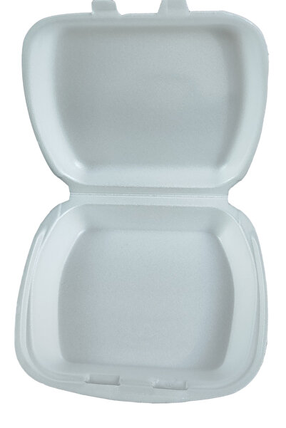 amaç yaşam ve ambalaj Amaç Köpük Tabak Kapaklı Tek Göz (23C) 50 Adet