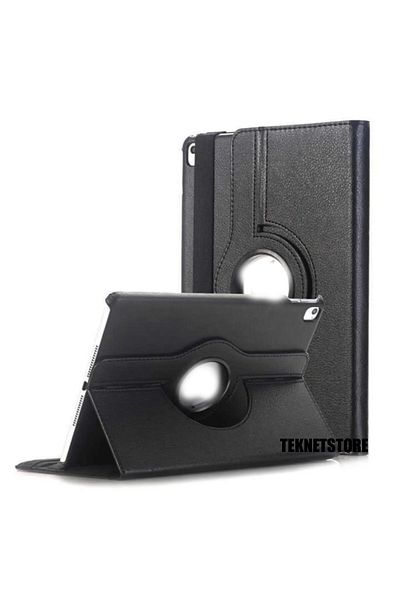 TEKNETSTORE Apple Ipad 9th Generation 2021 10.2 Inch Tablet Stand 360° Rotatable Leather Case Leather Case