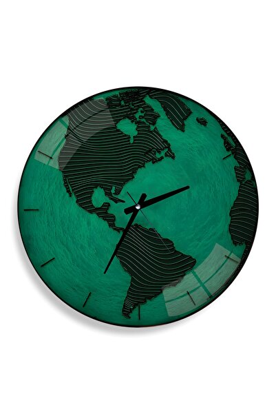 EMYA HOME ساعة كونتيننتال زجاج - 40 سم