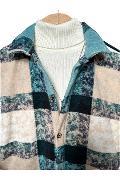 MİRMARONİ Ανδρικό πουκάμισο με γιακά oversize βαμβακερό πουκάμισο ξυλοκόπο