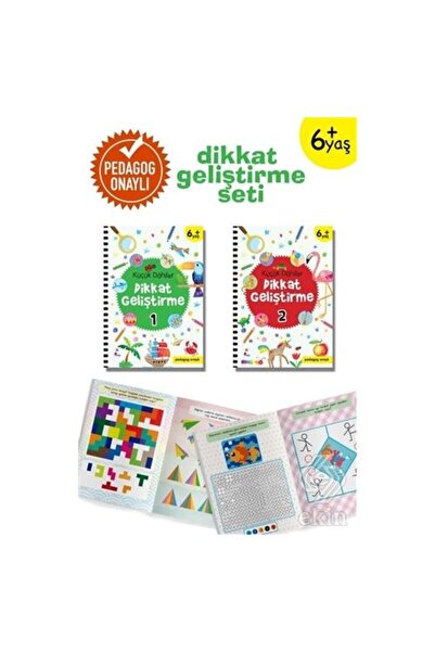 İndigo Çocuk Little Geniuses Attention Development Set (2 Books Jewelry / Ind...
