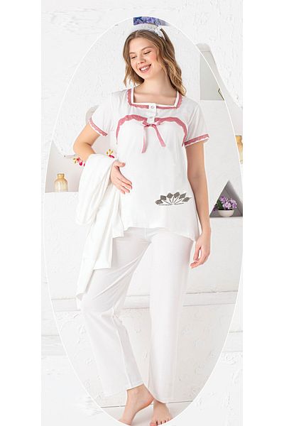 JENİKA PIJAMA DE MATERNITATE 3 PIECE PENTRU FEMEI
