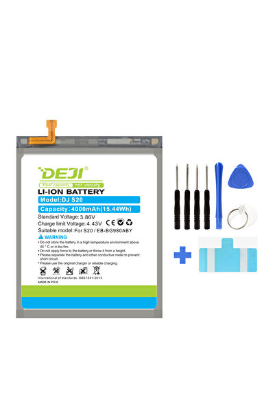 Deji Samsung Galaxy S20 Uyumlu Mucize Batarya Eb-bg980aby