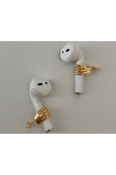 925 Ayar Gümüş Gold El Küpe