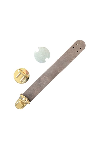 alfa tasarım atölyesi Κάλυμμα τσάντας με κλειδαριά από γνήσιο δέρμα