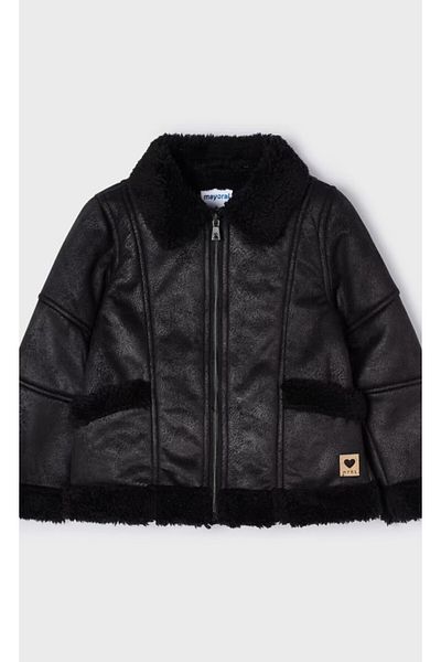 MAYORAL Girl's Lined Suede Coat