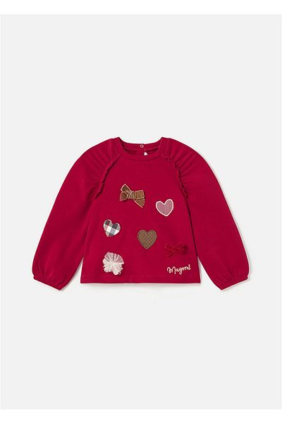MAYORAL Girl's Sweater Rojo 2413