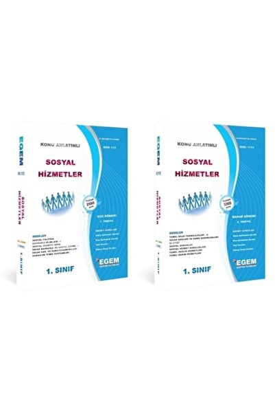 Genel Markalar AÖF Sosyal Hizmetler 1. Sınıf 1 ve 2. Yarıyıl Güz ve Bahar Dön...