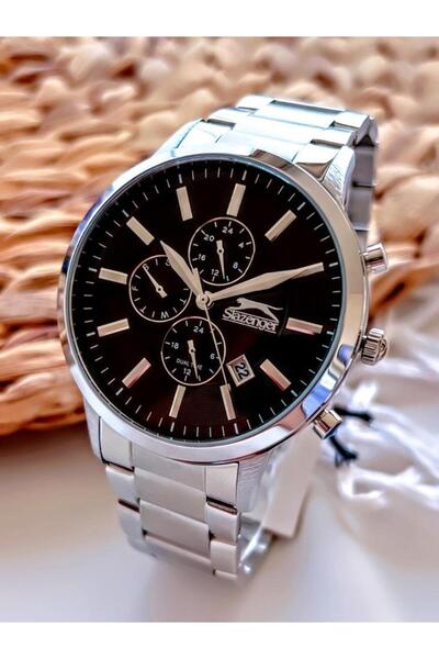 Slazenger BLKT.2.684 Slazenger Steel Cord No Darkening Color Throwing Inner Functions Active Men's Wristwatch