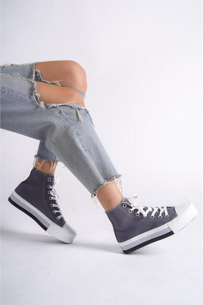 wefashion Colorful Thick Sole Long Smoked Sneakers